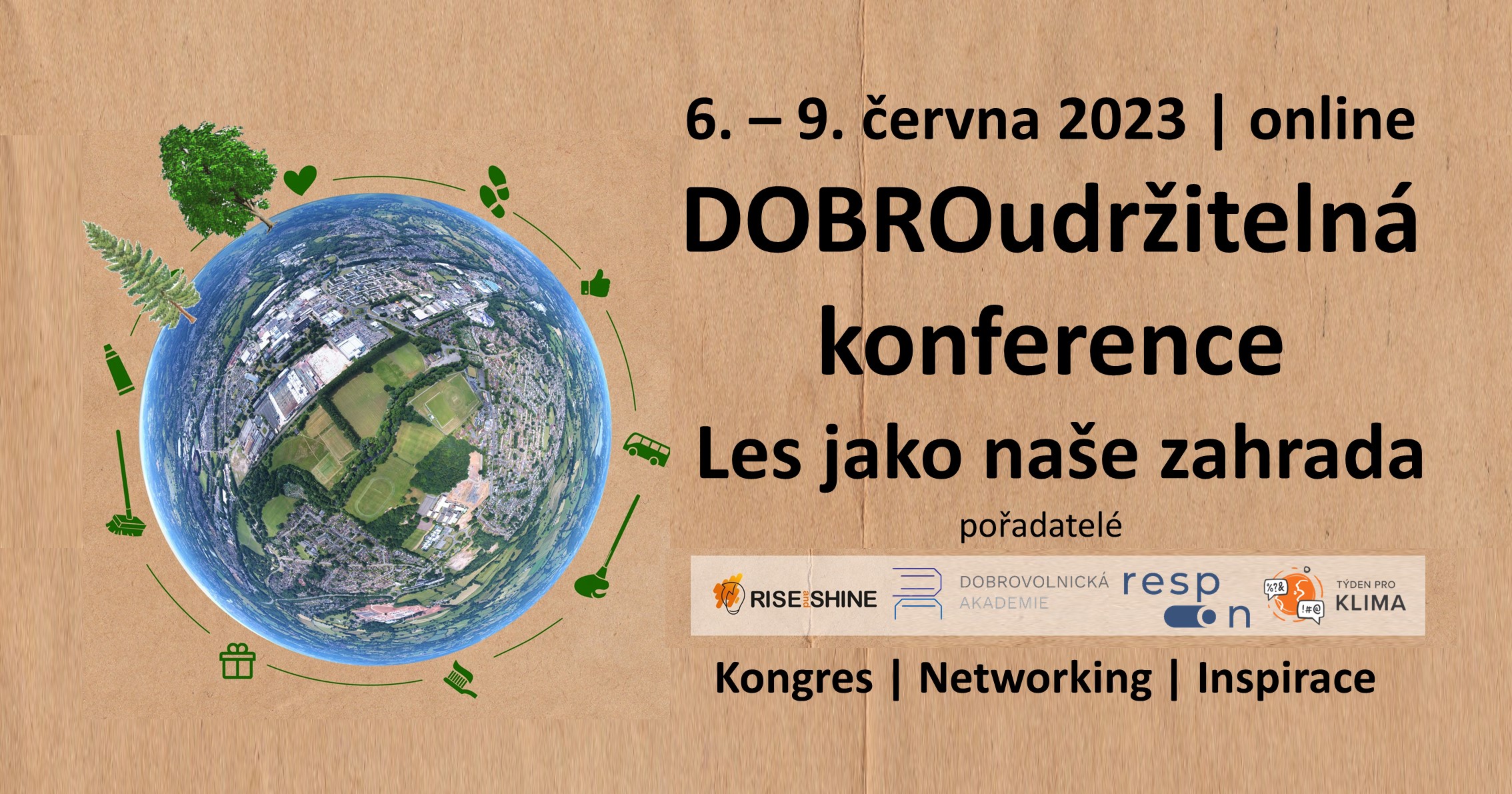 💙 Les jako naše zahrada | DOBROudržitelná konference | Udržitelná firma, neziskovka i volnočasovka 💙